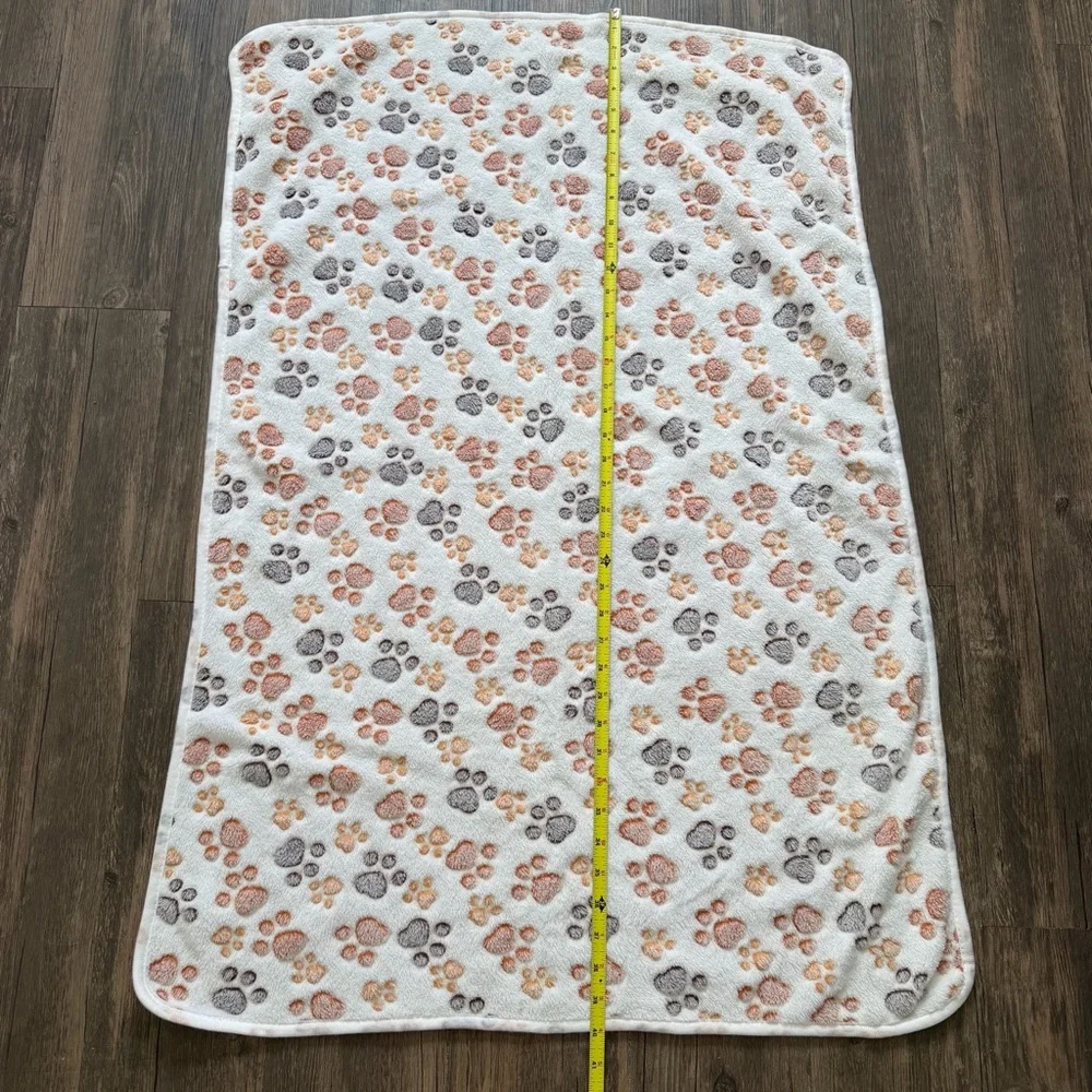Snuggle Puppy 2 Piece Warm Soft Fluffy Fleece Flannel Pet Cat Dog Blanket Throw